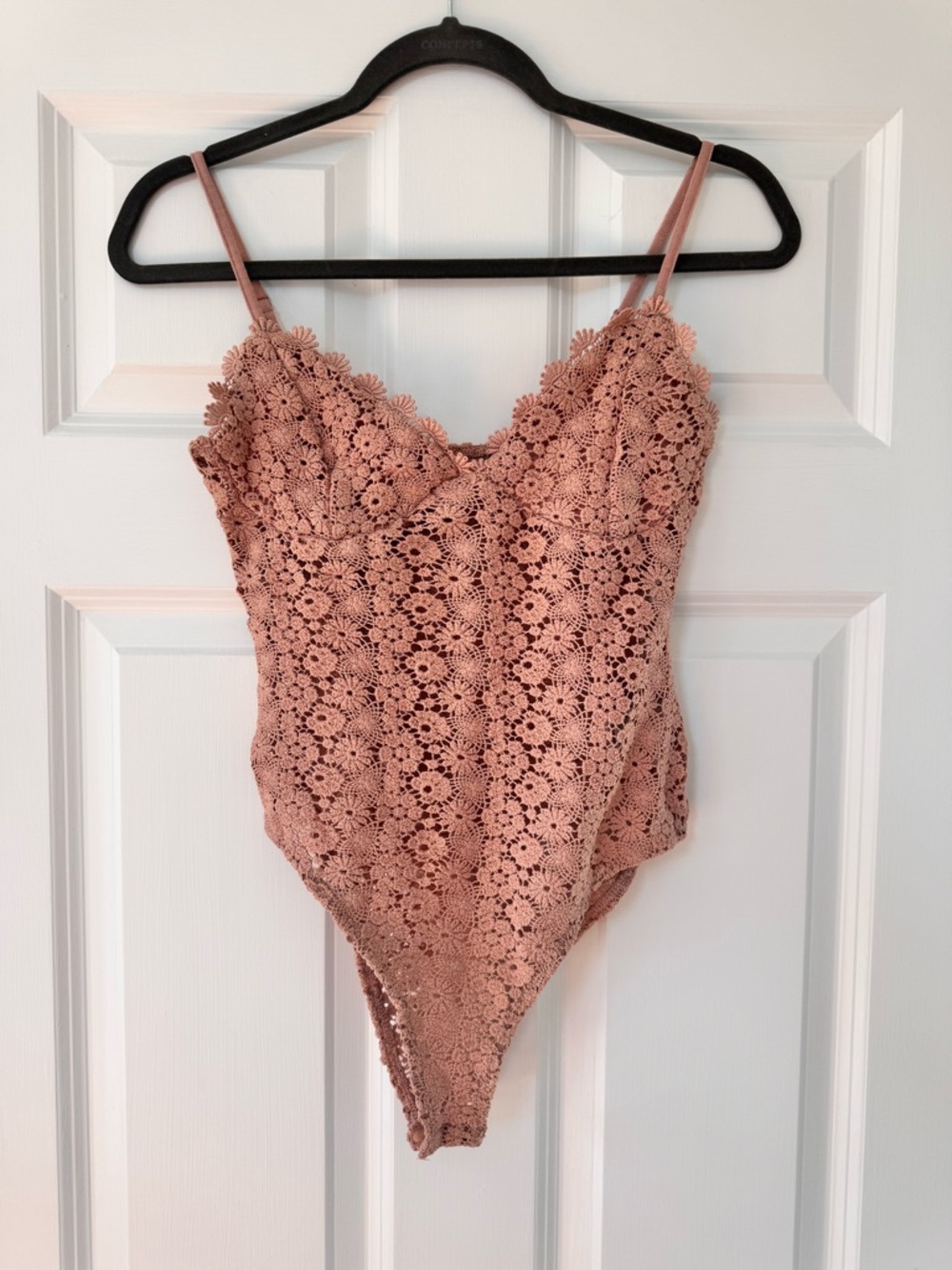 H&M Pink Lace Bodysuit